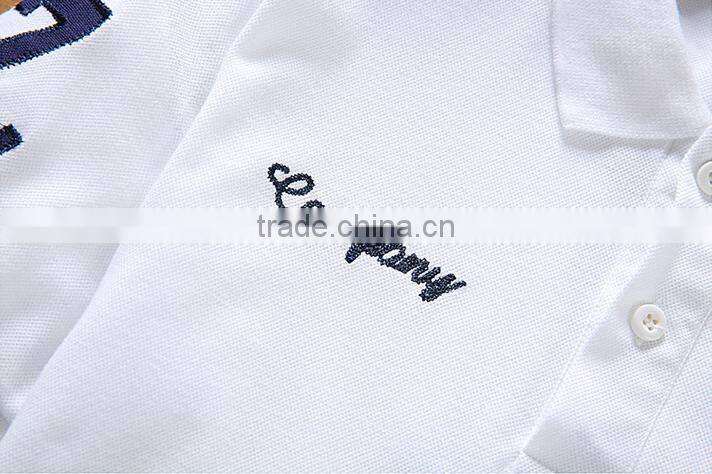 2016 new style high quality short sleeve men polo shirt 100% cotton