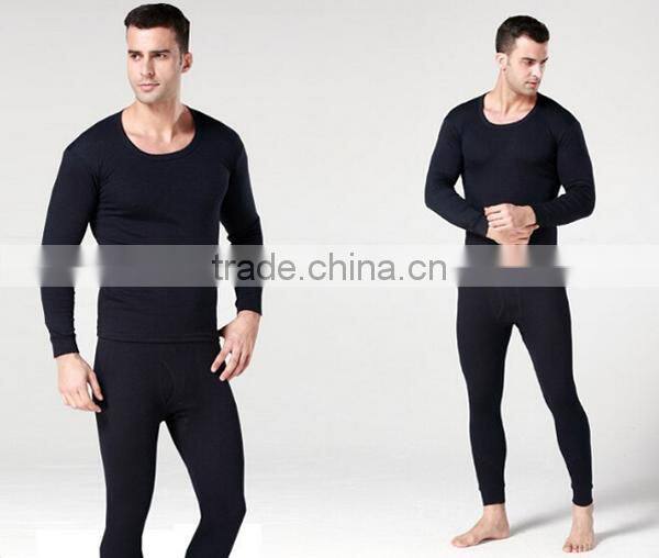 Hot Winter Mens Warm Thermal Underwear Mens Long Johns Sexy Black Thermal Underwear Sets Thick Plus Velet Long Johns For Man