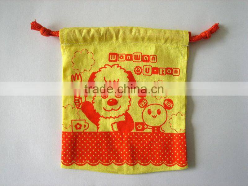 printed cotton gift bag