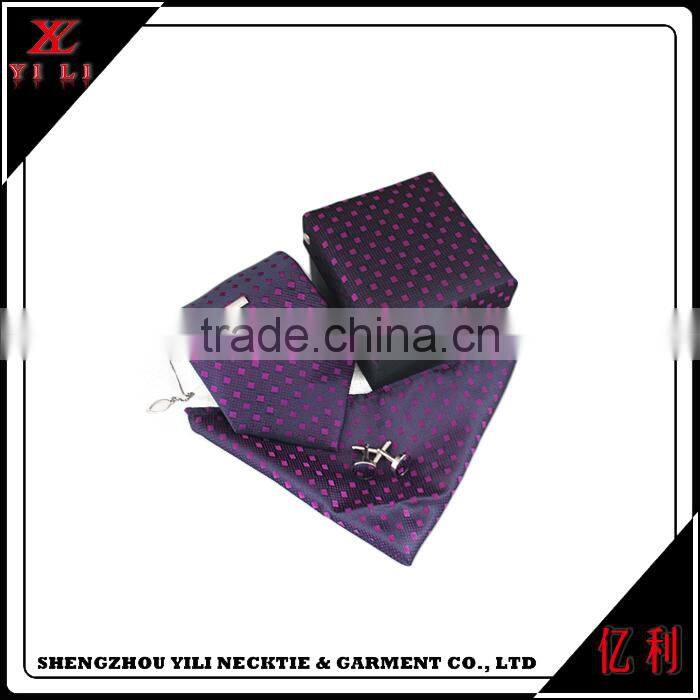 Polyester school mens ties and pocket square