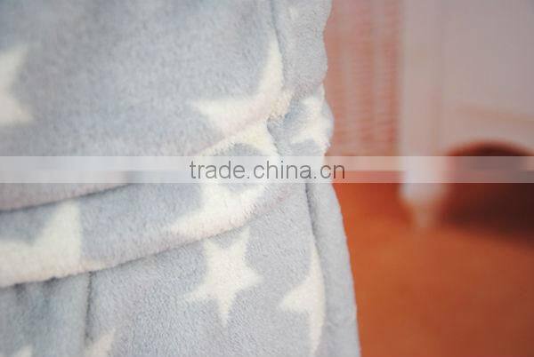 100% polyester printed coral fleece pajama
