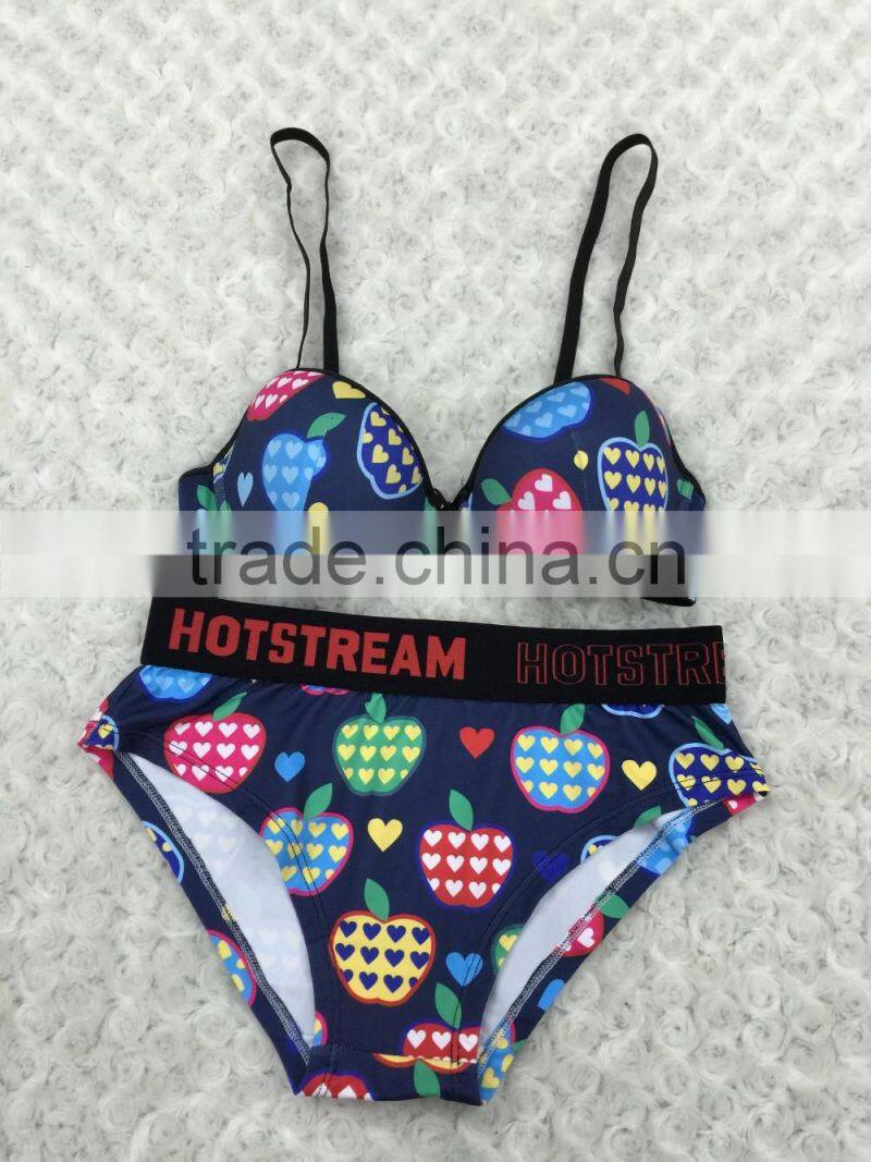 2017 hot sell good quality young girl underwear bra