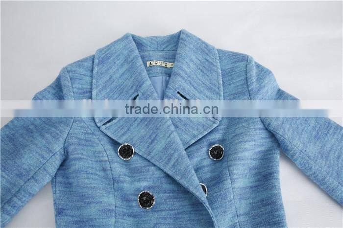 2015 New Fashion Russian Knee Length Design Winter Coat