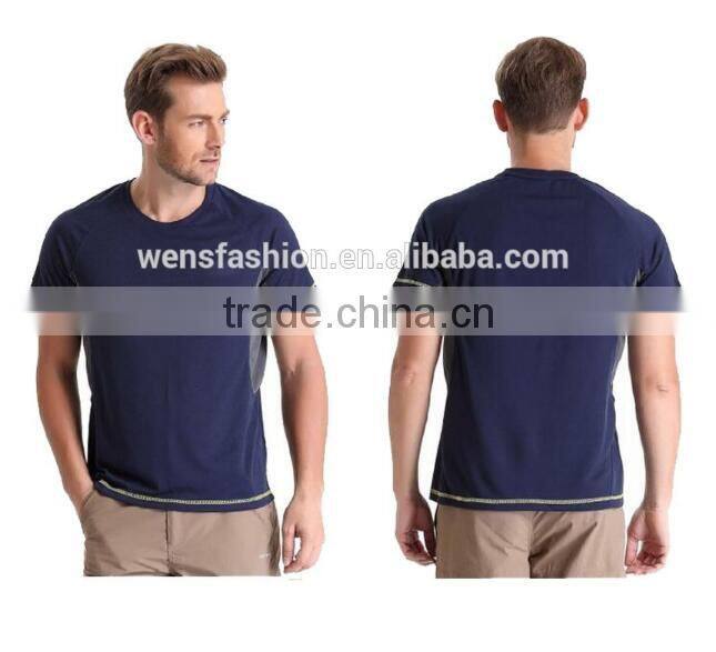 Summer New Popular Quick Drying Casual Short Sleeve Tee Mens Soccer T-shirt