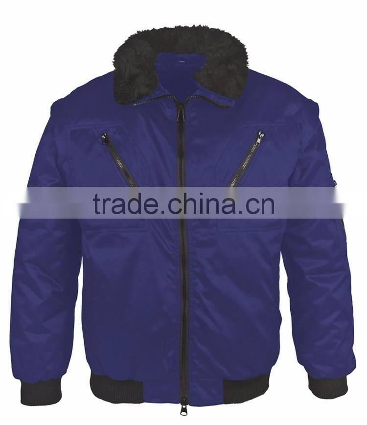 3 in 1 workwear warm men pilot jacket winter bomber jacket