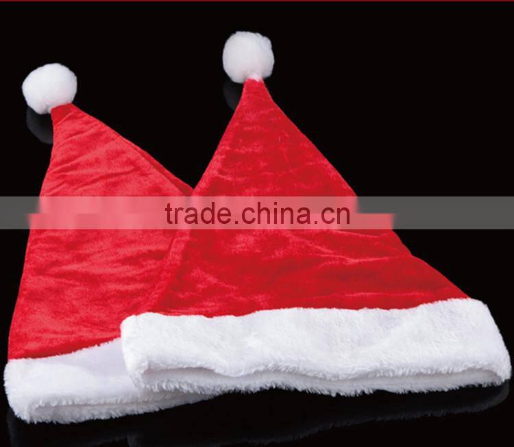 High Quality Velvet Santa Claus Christmas Hat
