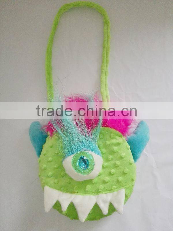 New design fancy animal shaped plush coin purse frame for kids