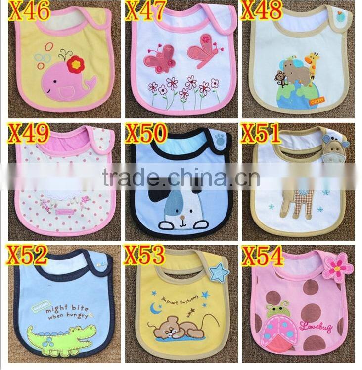 Wholesale in stock carters cotton baby bandana bibs M5040620
