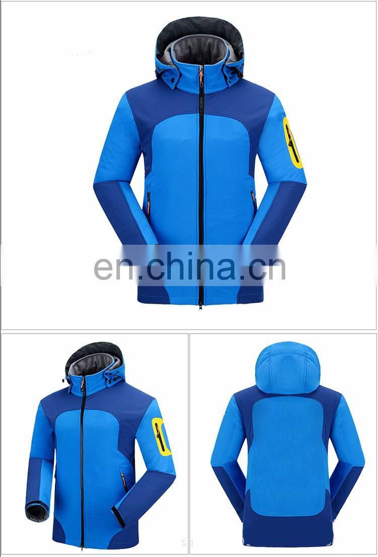 Softshell waterproof Breathable Black Jacket Print Logo