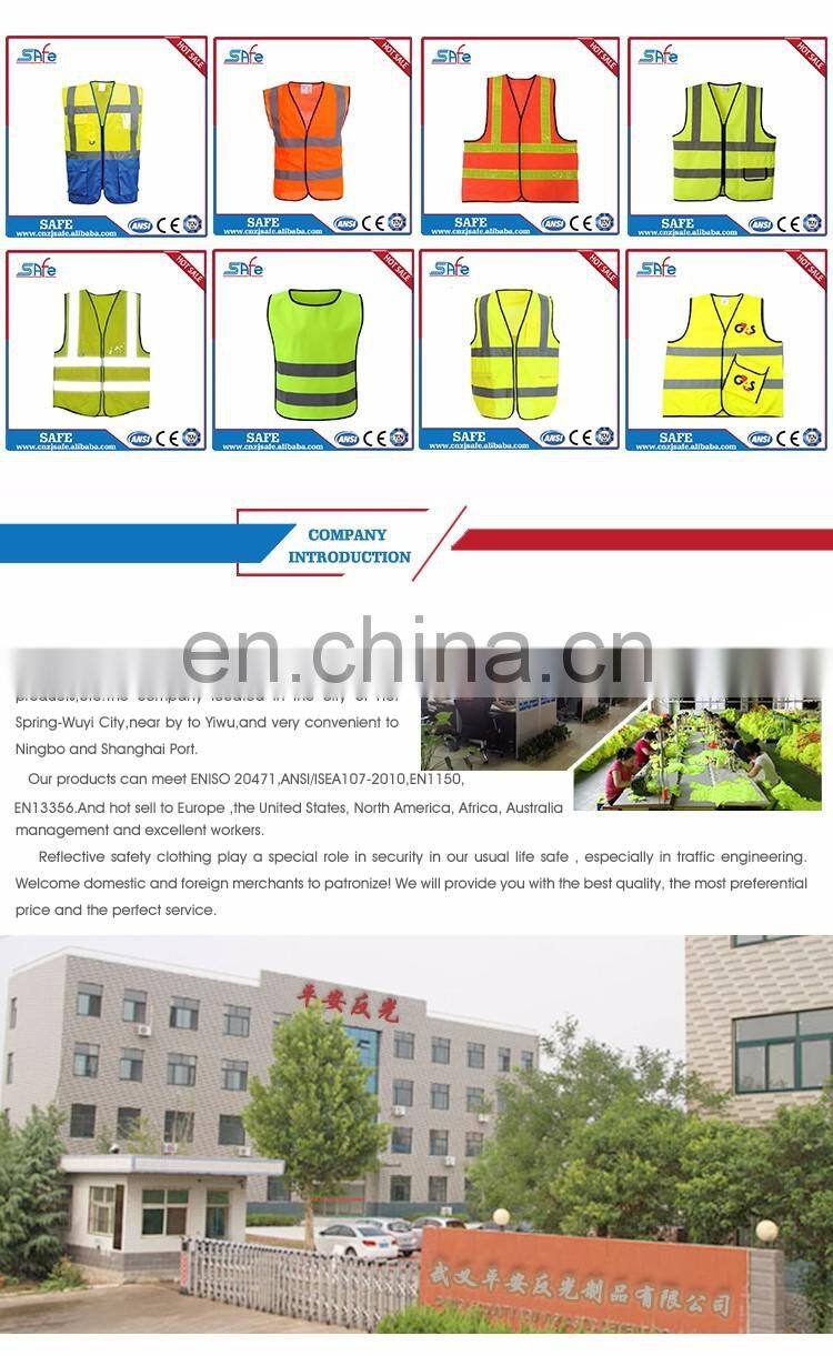 Best selling safety reflective high visibility CE vest for running