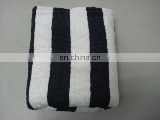 100% cotton striped towel