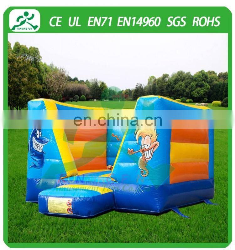Indoor Mini Inflatable Seaworld Bouncy House With Roof