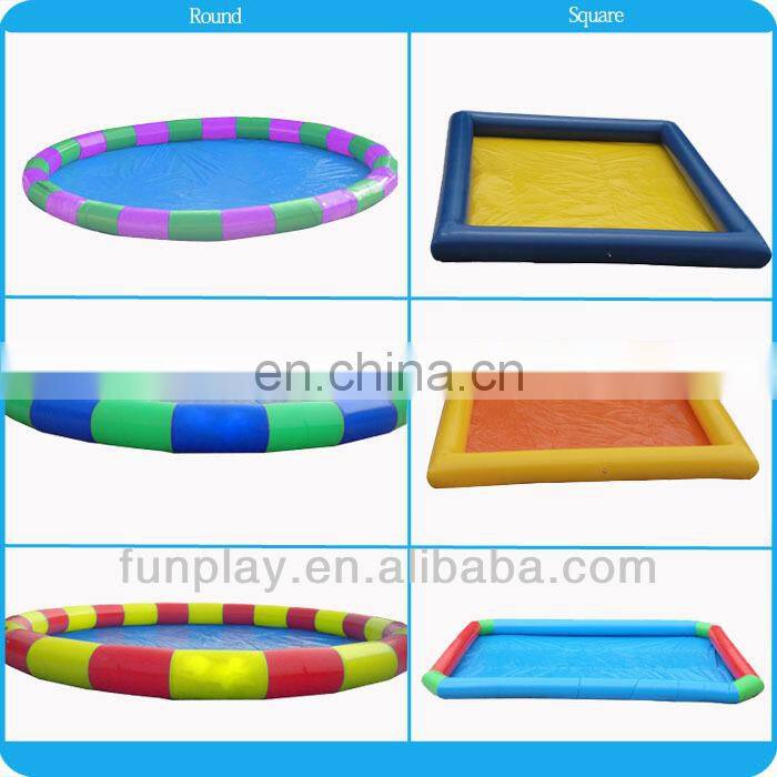 HI China Funny PVC outdoor inflatable swimming pool, large outdoor inflatable swimming pool,inflatable square swimming pool