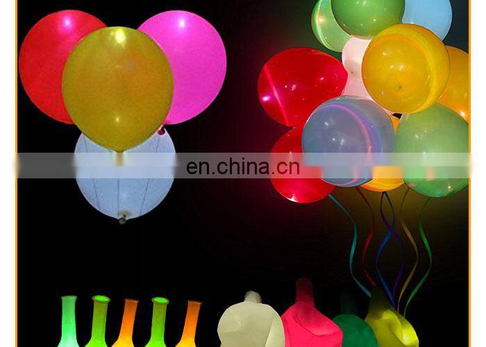 led balloon lighting up decorate party size 12 inch flashing led light balloon