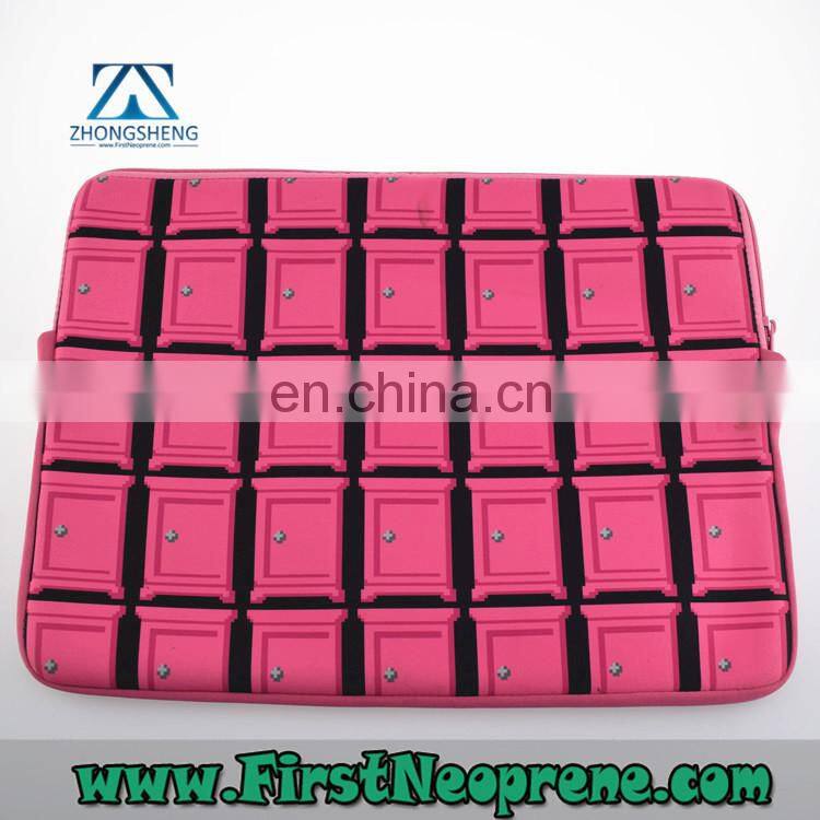 Multifunction Travel 13.3 inch Neoprene Laptop Sleeve for Notebook or Media
