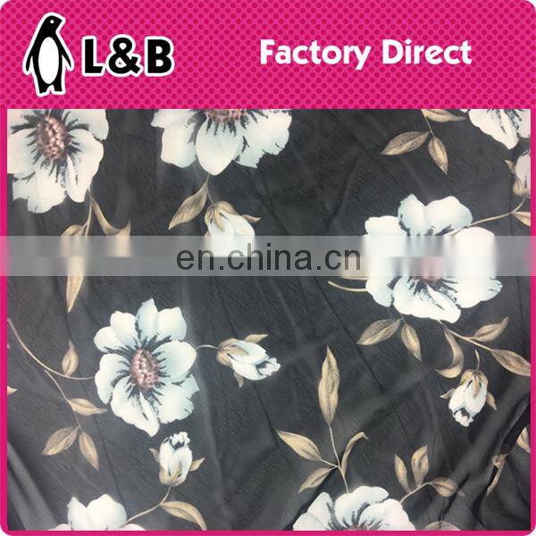 Wholesale popular beautiful digital print polyester fabric/cloth material fabric