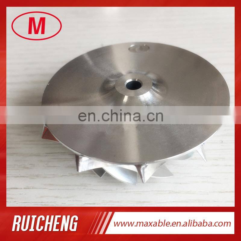 K04 42.00/56.08mm 11+0 blades high performance Turbocharger Billet/milling/aluminum 2618 compressor wheel