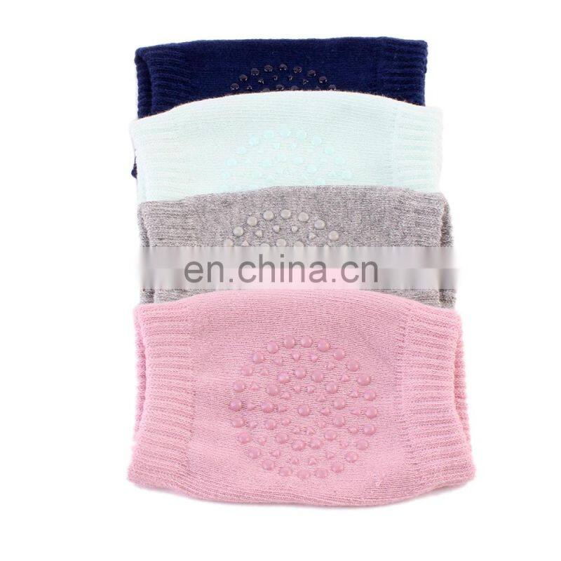 Non-slip dispensing baby cotton leg warmers children baby knee pads for crawling