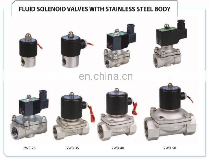2WB-25 1 Inch Water Solenoid Valve/Stainless Steel Water Solenoid valve/Electric solenoid water valve