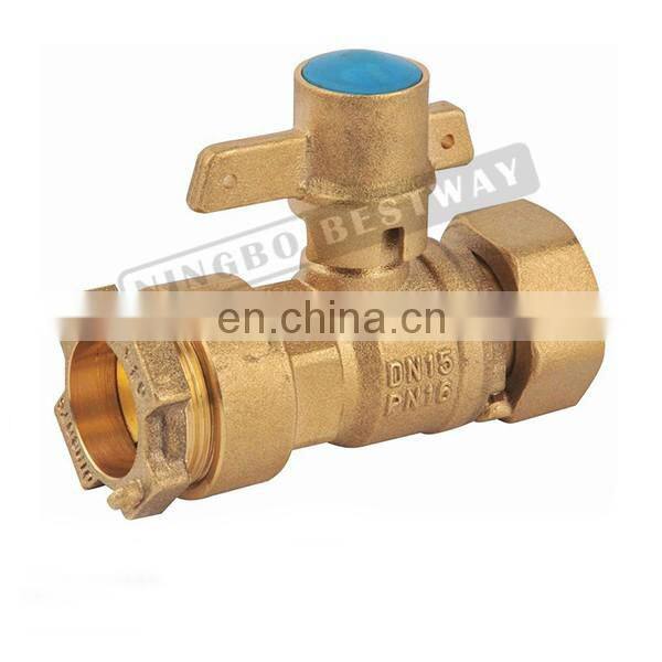 CW617N Forged Brass Water Meter Ball Valve