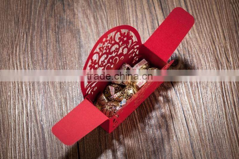 chinese traditional style custom wedding lovely paper candy box