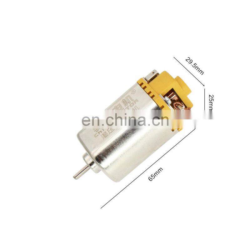 ChiHai Motor Yellow 460 speed upgrade kinetic energy Motor M4A1 DIY Mini Gun Model For Collection Metal Gift of metal gear