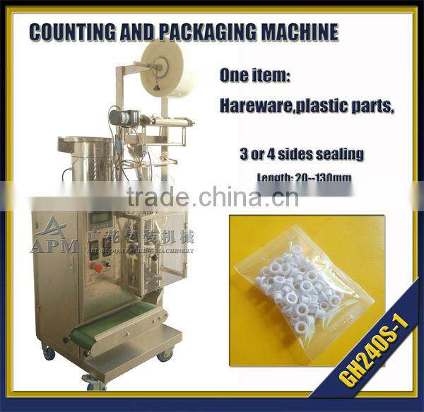 Automatic plastic items counting and packing machine