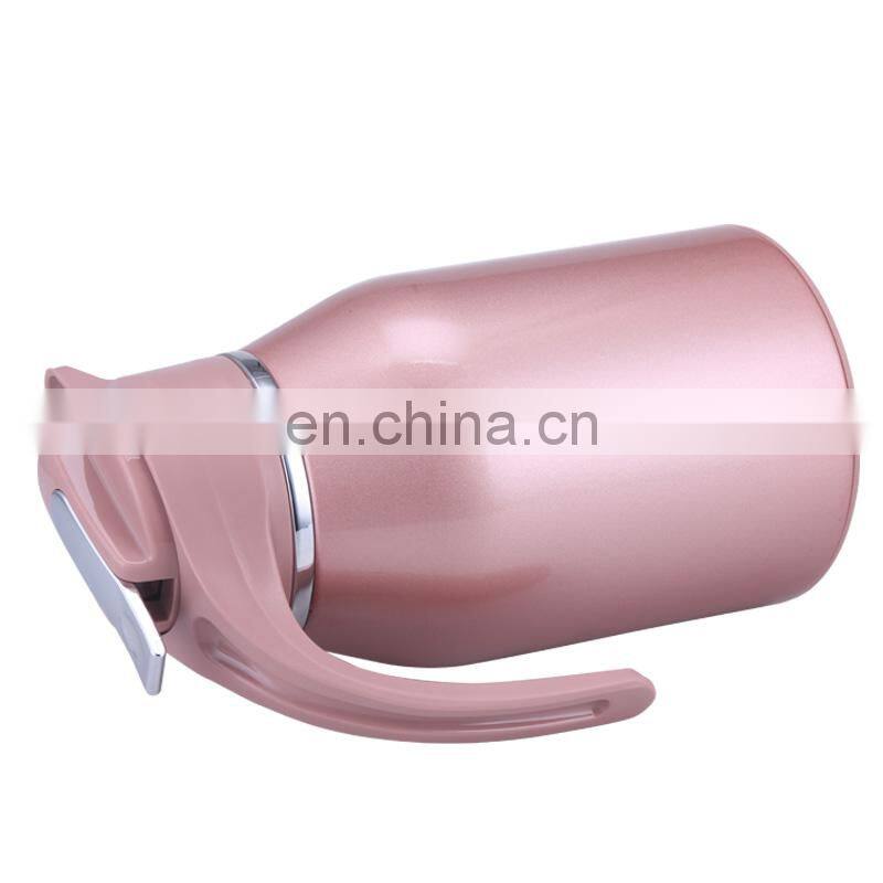 portable modern hiking camping glass liner metal kitchen wine water bottles vacuum flask thermal bottle