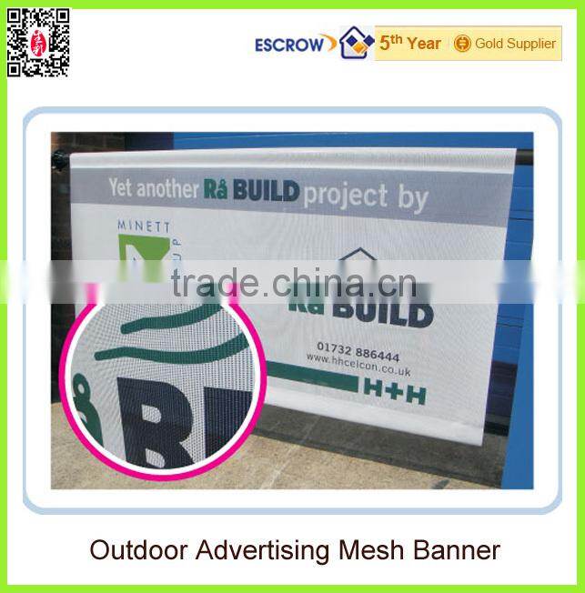 Custom Polyester Mesh Banner Printing Directly Factory Printing Service D-0628