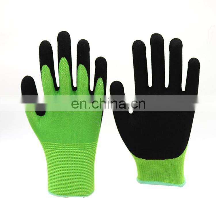 High Quality Double Dipped Nitrile Coated Cut Resistant Gloves