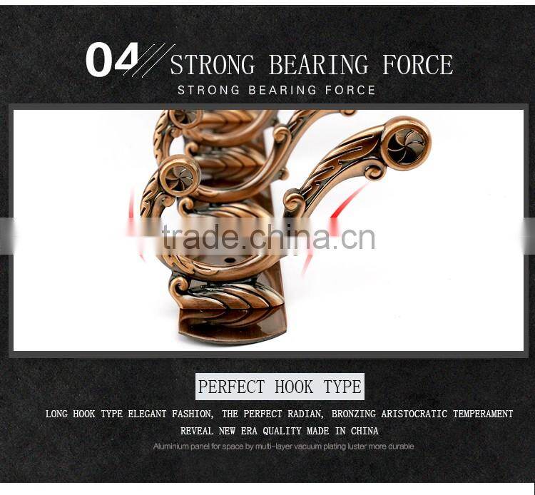 Wesda zinc alloy coat hook Hang hang clothes from a vintage copper cap Bathroom toilet 070