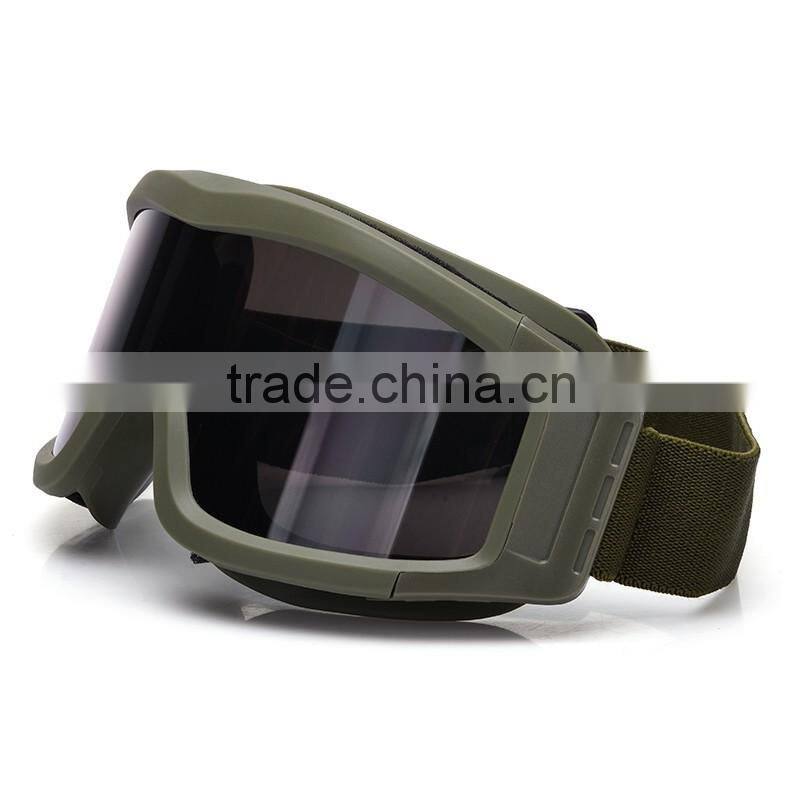 HD Vision Military Shooting Safety Goggles Replacement Lenses TPU Frame Army Dust Goggles