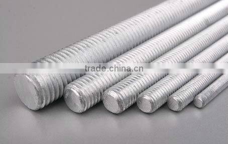 Threaded rods hot dip-galvanized
