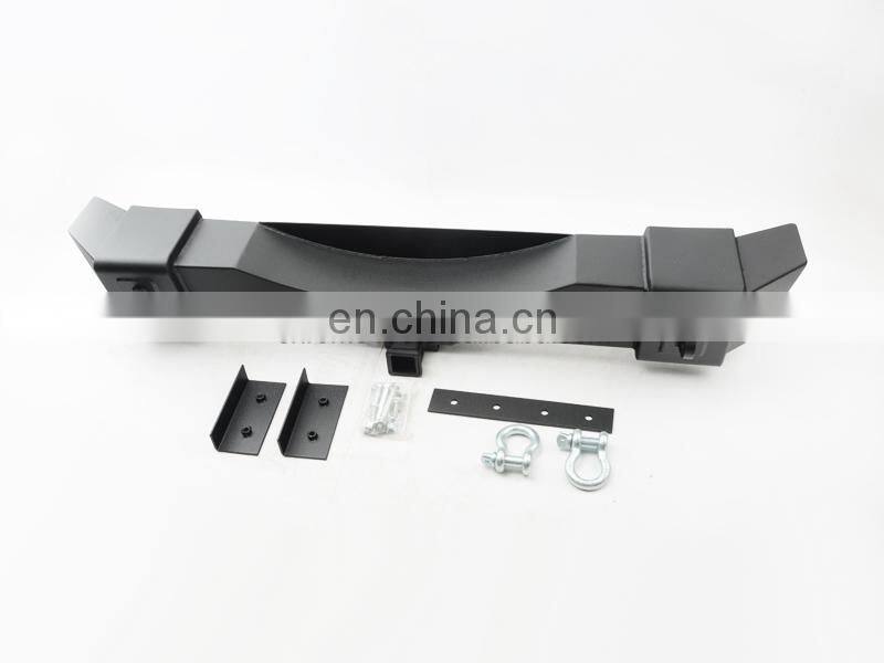 Maiker Offroad Rear Bumper for Jeep Wrangler JK 07+ Auto Black Steel bumper