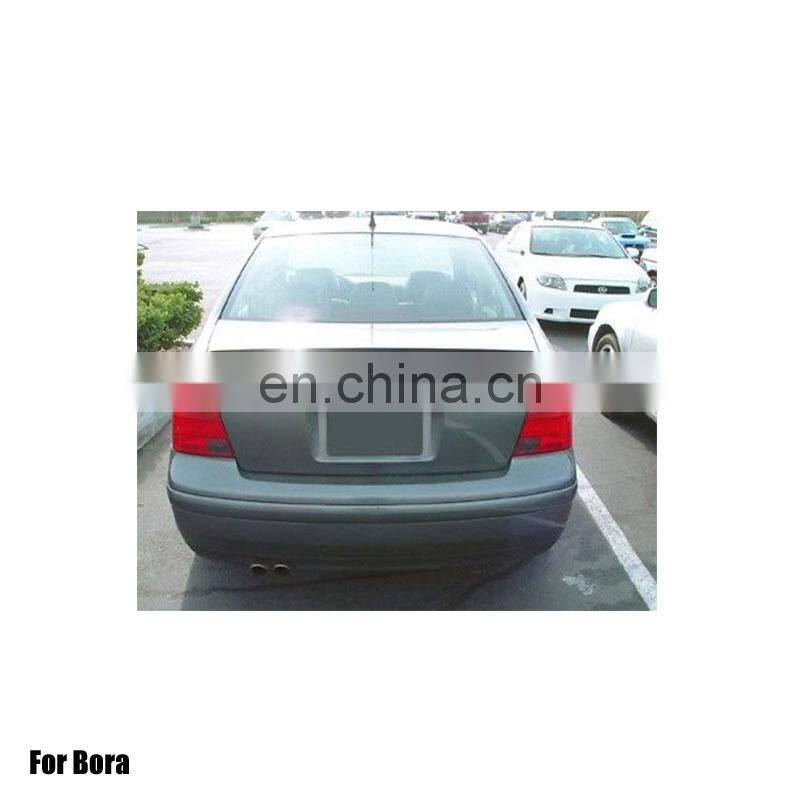 Car ABS Primer Painted Spoiler Lip Wing Wiper Styling Spoiler Side Skirt For BORA 2010-2015Rear Spoiler