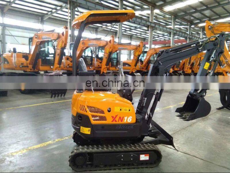High Quality New mini excavator 1200kg farm digger for sale xn12