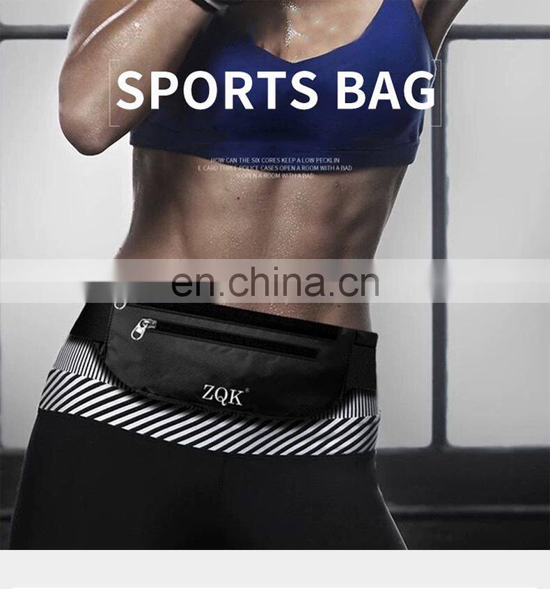 Sports waist bag men and women running mobile phone bag multifunctional waterproof fitness equipment small belt bag 2021 new fas