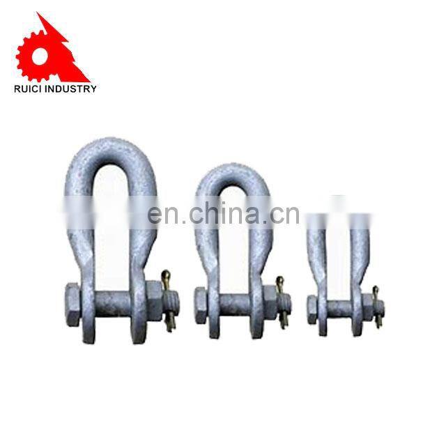 power pole line stainless steel rod clevis self-locking hook pins