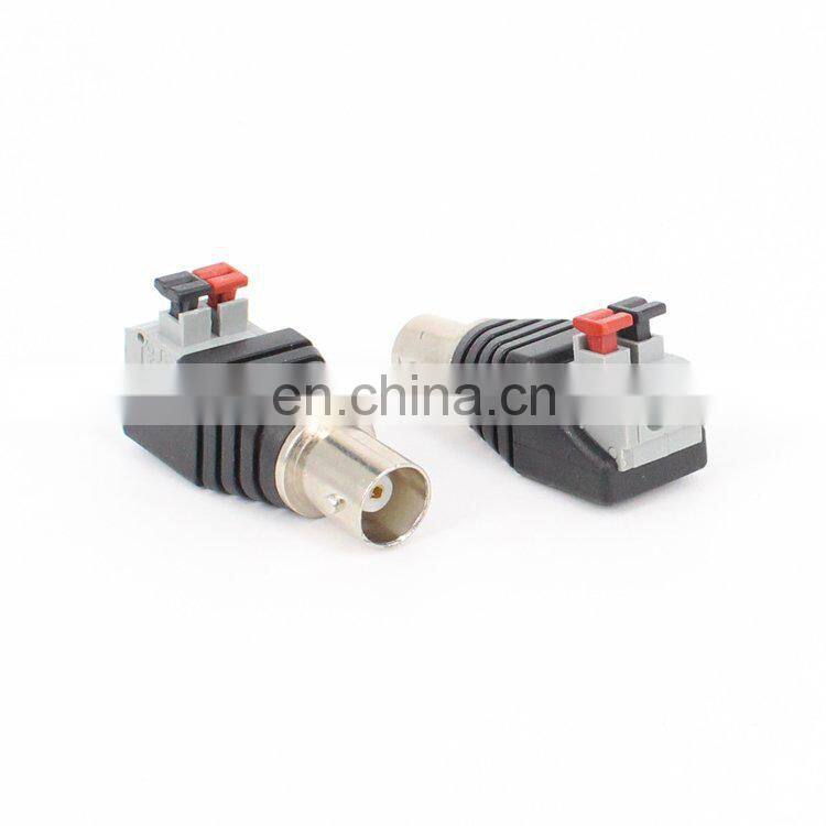 BNC female to DC terminal Male and Female Press Type BNC connector