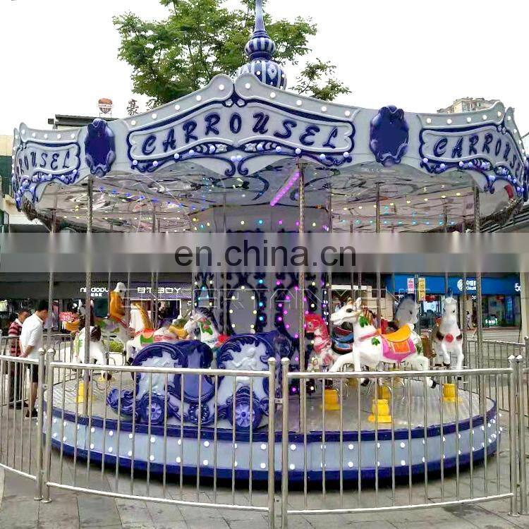 Merry go round supplier park carousel rides for sale