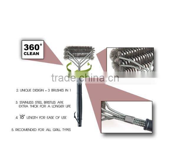 2016 New Creative Barbecue Cleaning Tool GRILL BRUSH
