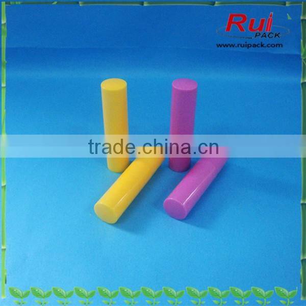 Black empty face blusher container with soft brush,black makeup blusher packaging container