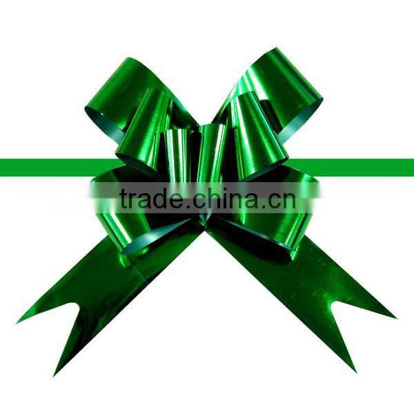 2" butterfly bow, 12*210mm pull ribbon bow