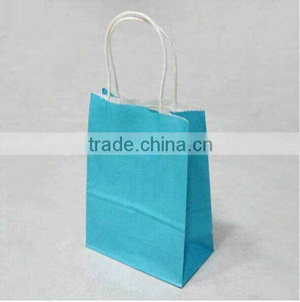 trade assurance pure color craft paper gift bag