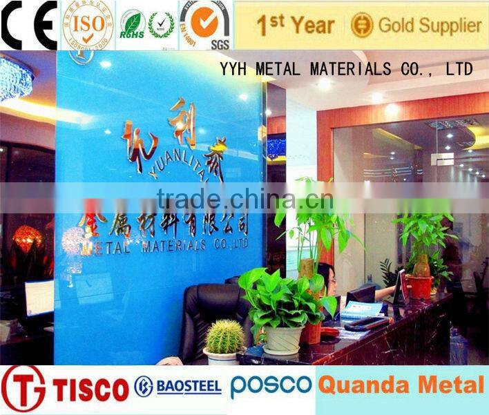 Gold Mirror Stainless Steel Sheets For Decoration