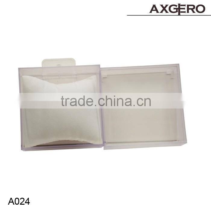 2016 clear plastic custom hanging watch packaging box wholesale