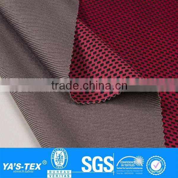 wholesale lycra grid printing waterproof jacket manufacturer fabrics