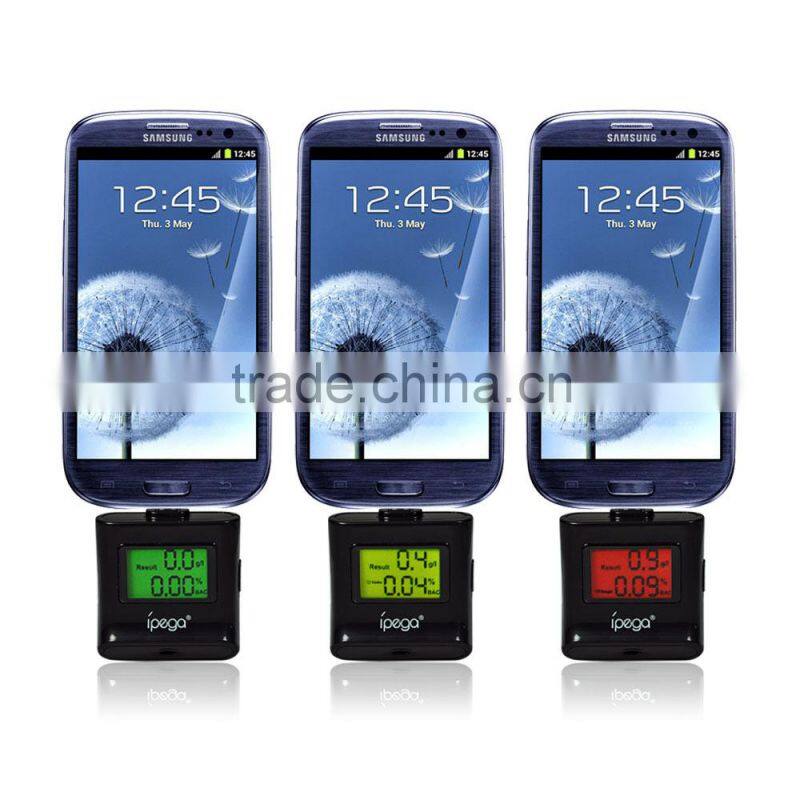 IPEGA PG-SI017 portable blood alcohol tester, portable alcohol breathalyzer, phone breathalyzer