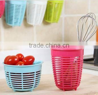 Mini Plastic Storage Rack Bathroom Sucker Small Storage Box