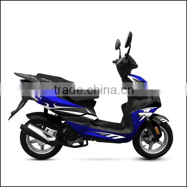 ZNEN new Patent Scooter 50CC LED lights EEC approved water cooling engine vespa Gas Scooter